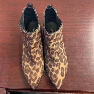 Nine West Leopard Booties
